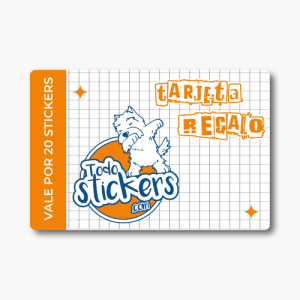 Tarjeta Regalo 20 Stickers