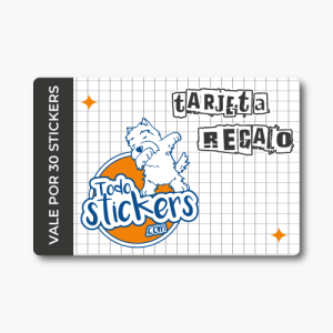 Tarjeta Regalo 30 Stickers